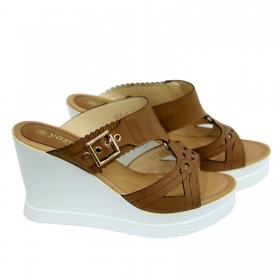 Yasna’s women Wedges, Soft Foot Bed , Platform Heel Type